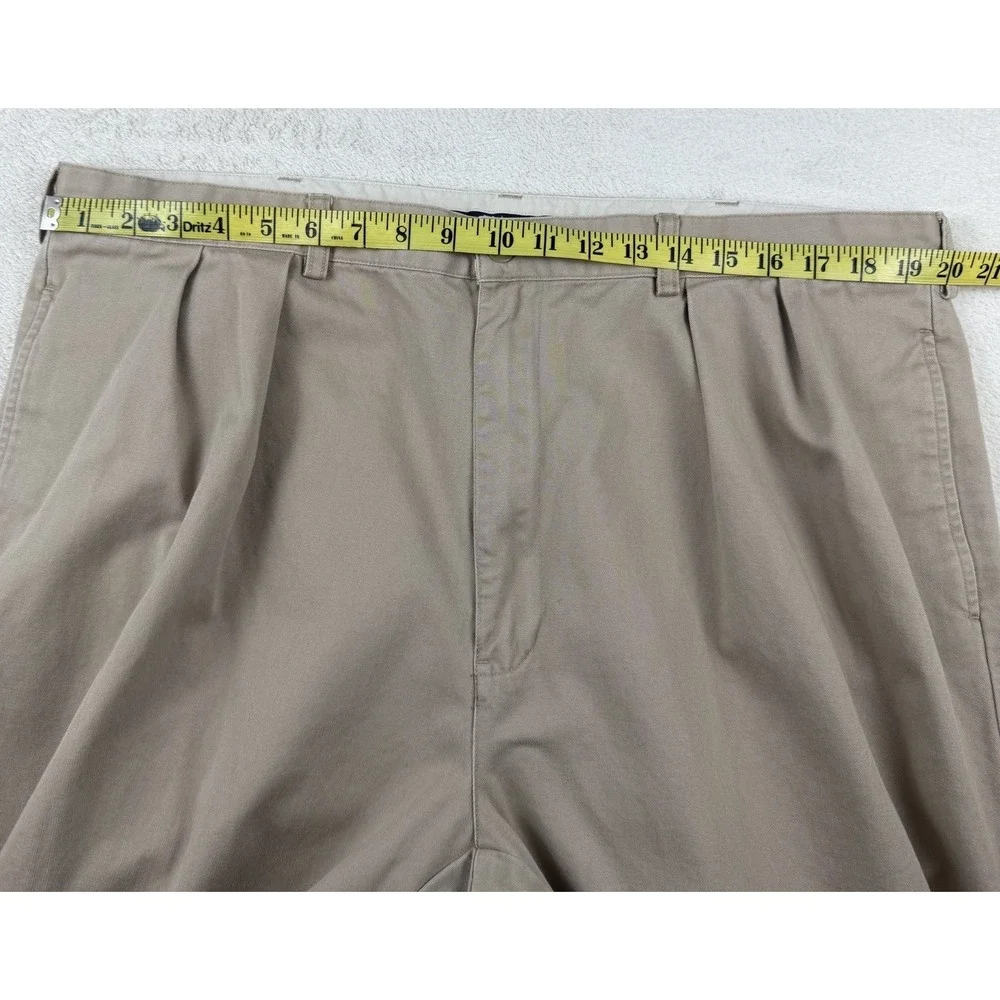 Polo Ralph Lauren Andrew Pants 42x32 Dbl‎ Pleated Chino Classic Fit Baggy Preppy